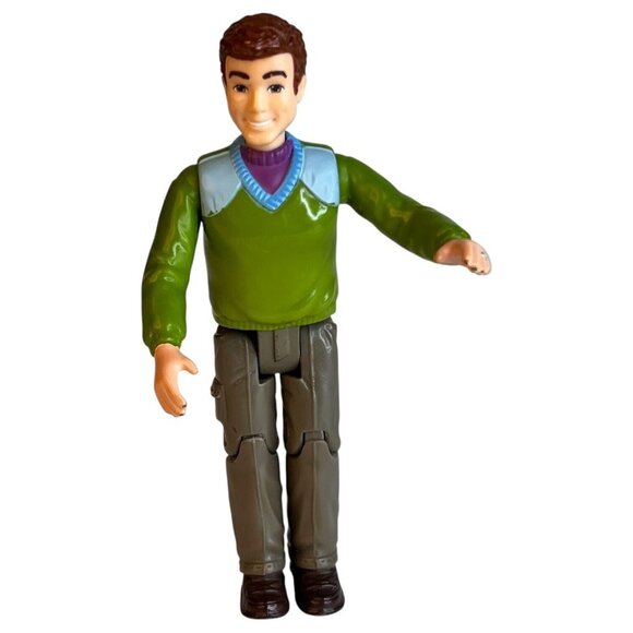 Fisher-Price Loving Family Dollhouse 2011 Dad Father Doll Figure w Green Sweater - Picture 2 of 7